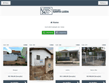 Tablet Screenshot of imobiliariasantaluzia.com.br
